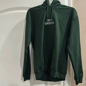 Dark Green “Done Trying” Hoodie